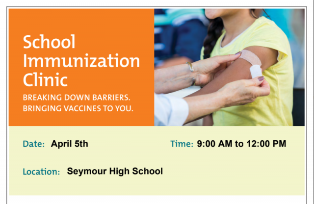 SHS Student Vaccine Clinic April 5th 2022